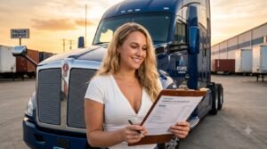 Read more about the article Cómo pasé de no tener dinero a ganar 80.000 dólares al año en el transporte de carga: la verdad sobre la licencia CDL que nadie le cuenta a las mujeres.
